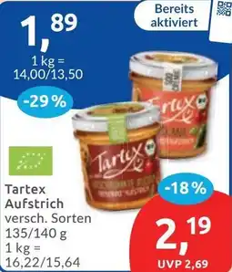 Budni Tartex Aufstrich Angebot