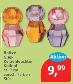 Budni Boltze Glas-Kerzenleuchter Kolloni Angebot
