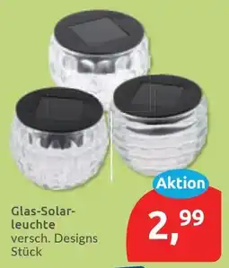 Budni Glas-Solar-leuchte Angebot