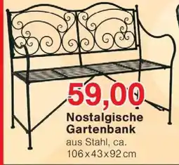 Wiglo Wunderland Nostalgische Gartenbank Angebot
