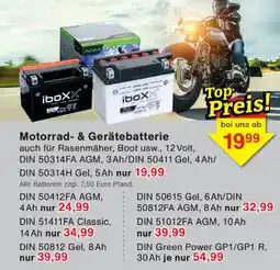 Wiglo Wunderland ibox Motorrad- & Gerätebatterie Angebot