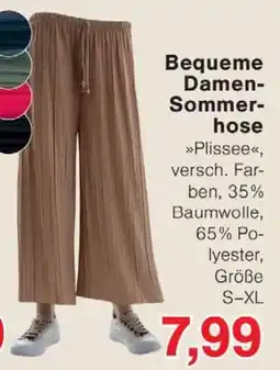 Wiglo Wunderland Bequeme Damen-Sommerhose »Plisseé« Angebot