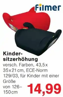 Jawoll Filmer Kinder-sitzerhöhung Angebot