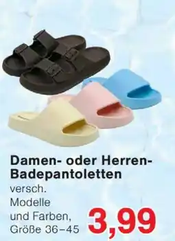 Jawoll Damen- oder Herren-Badepanoletten Angebot