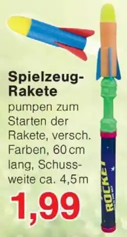 Jawoll Spielzeug-Rakete Angebot