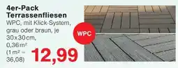 Wiglo Wunderland Terrassenfliesen WPC Angebot
