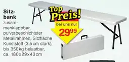 Wiglo Wunderland Sitzbank Angebot