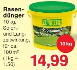 Wiglo Wunderland Rasendünger PRO FIGREEN Angebot