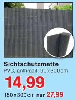 Jawoll Sichtschutzmatte PVC, anthrazit Angebot