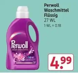 Rossmann Perwoll Waschmittel Flüssig Angebot