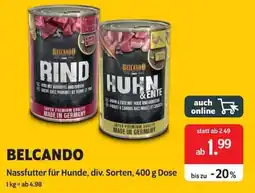 Das Futterhaus BELCANDO Nassfutter für Hunde Angebot