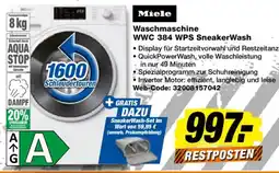 Expert Miele Waschmaschine WWC 384 WPS SneakerWash Angebot