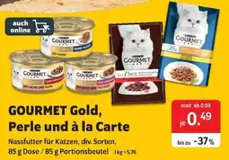 Das Futterhaus GOURMET Gold, Perle und à la Carte Angebot
