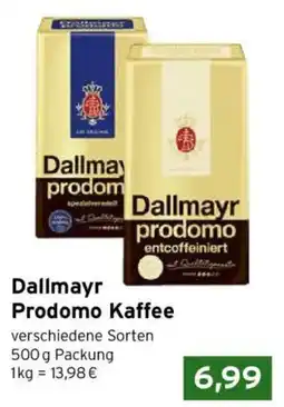 CAP Markt Dallmayr Prodomo Kaffee Angebot