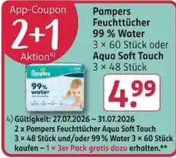 Rossmann Pampers Feuchttücher Angebot