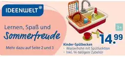 Rossmann Ideenwelt Kinder-Spülbecken Angebot