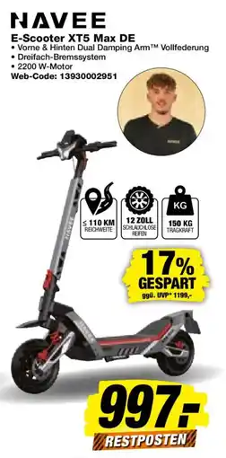 Expert NAVEE E-Scooter XT5 Max DE Angebot