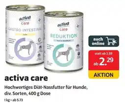 Das Futterhaus activa care Hochwertiges Diät-Nassfutter für Hunde Angebot