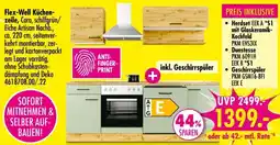Möbel Boss Flex-Well Küchenzeile, Cara, schilfgrün/Eiche Artisan Nachb. Angebot