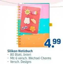 Rossmann Silikon-Notizbuch Angebot