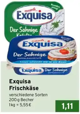 CAP Markt Exquisa Frischkäse Angebot