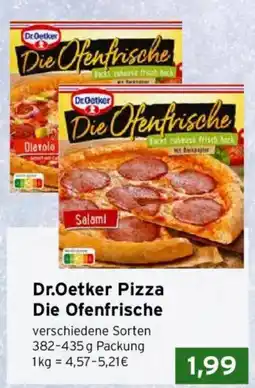CAP Markt Dr.Oetker Pizza Die Ofenfrische Angebot
