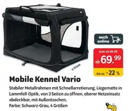 Das Futterhaus Mobile Kennel Vario Angebot