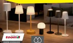 toom Baumarkt Toom Akku-LED-Tischleuchte Lio Angebot