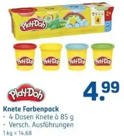 Rossmann Play-Doh Knete Farbenpack Angebot