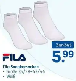 Rossmann Fila Sneakersocken Angebot