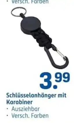Rossmann Schlüsselanhänger mit Karabiner Angebot