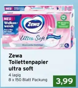 CAP Markt Zewa Toilettenpapier ultra soft Angebot