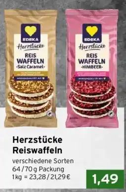 CAP Markt EDEKA Herzstücke Reiswaffeln Angebot