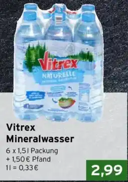 CAP Markt Vitrex Mineralwasser Angebot