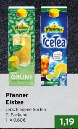 CAP Markt Pfanner Eistee Angebot