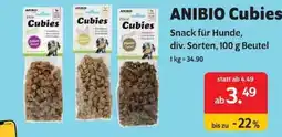 Das Futterhaus ANIBIO Cubies Angebot
