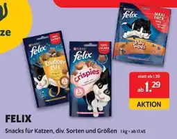 Das Futterhaus FELIX Snacks für Katzen Angebot