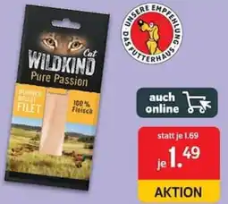 Das Futterhaus Cat WILDKIND Pure Passion Hühnerbrust Filet Angebot