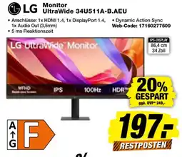 Expert LG Monitor UltraWide 34U511A-B.AEU Angebot