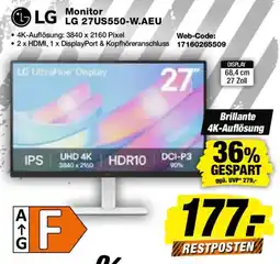 Expert LG Monitor LG 27US550-W.AEU Angebot