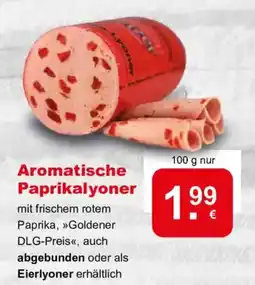 CAP Markt Aromatische Paprikalyoner Angebot