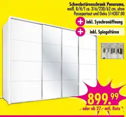 Möbel Boss Schwebetürenschrank Panorama Angebot