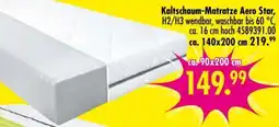 Möbel Boss Kaltschaum-Matratze Aero Star Angebot
