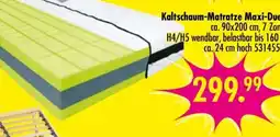 Möbel Boss Kaltschaum-Matratze Maxi-Due Angebot