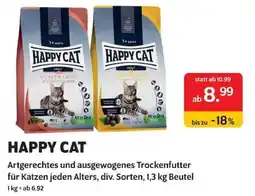 Das Futterhaus HAPPY CAT Artgerechtes und ausgewogenes Trockenfutter für Katzen jeden Alters Angebot