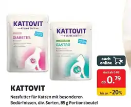 Das Futterhaus KATTOVIT Nassfutter für Katzen mit besonderen Bedürfnissen Angebot