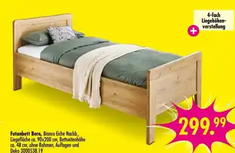 Möbel Boss Futonbett Bern, Bianco Eiche Nachb. Angebot