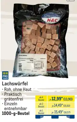 METRO Lachswürfel H&C Angebot