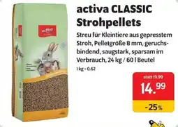 Das Futterhaus activa CLASSIC Strohpellets Angebot
