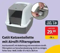 Das Futterhaus Catit Katzentoilette mit Airsift Filtersystem Angebot